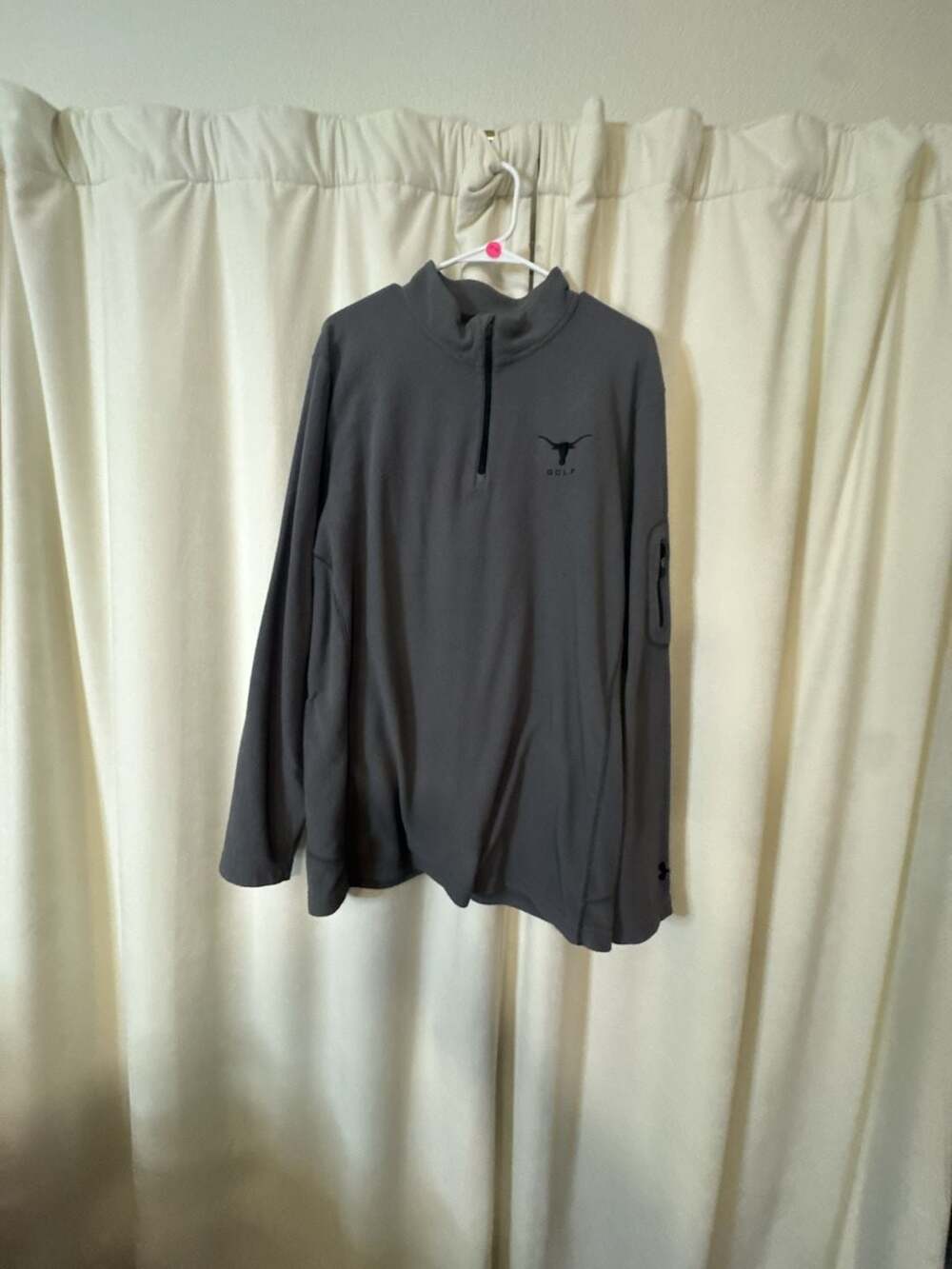 Under Armour Texas Longhorns Men's Quarter-Zip Fleece Pullover
